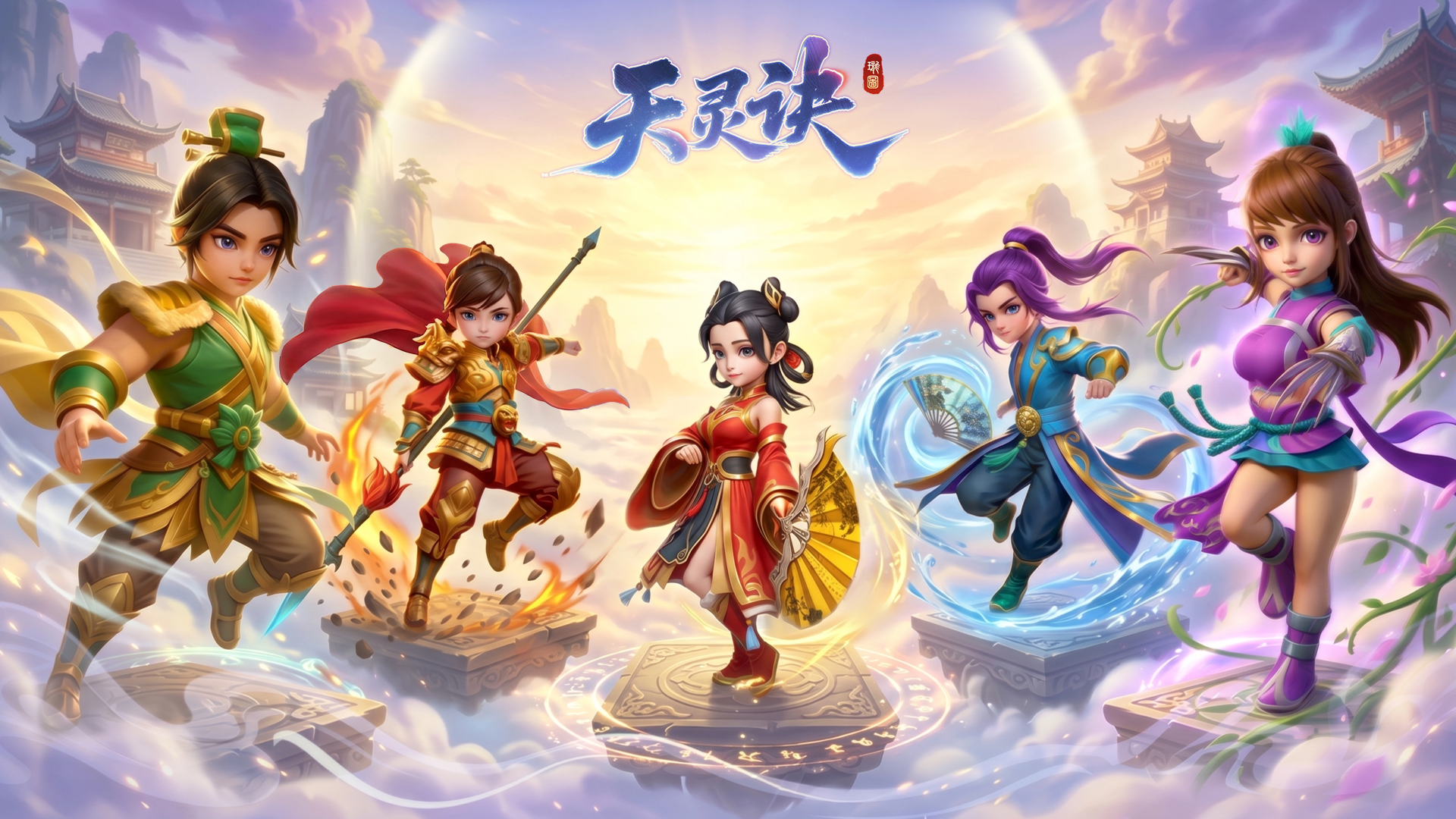 《天灵诀》全平台公测正式定档！7月30日 国风回合仙侠，策略修仙启新章